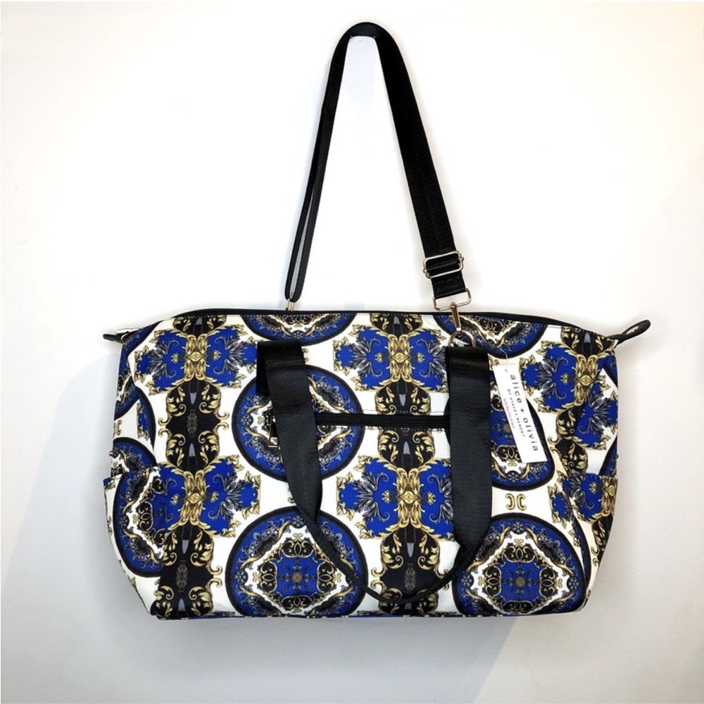 Alice & Olivia; A+O Duffle Bag in Regal Romance